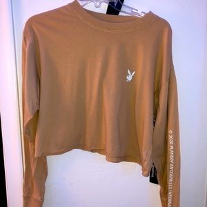PlayBoy Long sleeve Beige Shirt